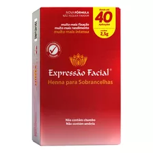 Henna Para Sobrancelhas Expressão Facial Tom Castanho Escuro