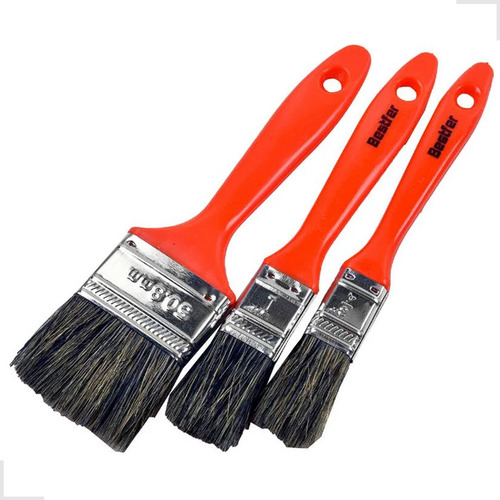 Bestfer Recorte Verniz Pincel Pintura Tinha Parede Kit