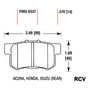 Balatas Disco  Trasera Para Acura Rsx   2003