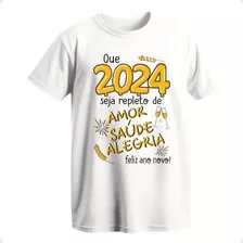 Camiseta Réveillon Blusa Ano Novo Família Final De Ano