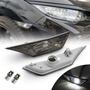 2* Rear Bumper Reflector Lights Cover For 2007-2008 Hond Aab