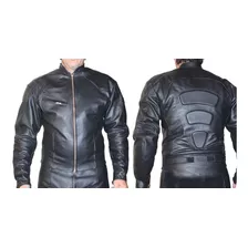 Campera Pistera Tótem Cuero En Negro Y Combinada A Medida