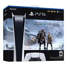 Console Sony Playstation 5 Digital Edition 825gb Cfi-1115b + Digital God Of War Ragnarok