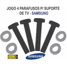 Jogo De 4 Parafusos E Arruelas M8 X 45mm Para Suporte De Tv Samsung