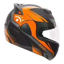 Capacete V-pro Jet Escamotiável Sertões Brilhate Pro Tork 