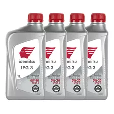 Kit 4 Óleo De Motor Idemitsu Ifg 3 0w20 Sintético Api Sp