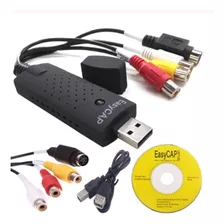 Adaptador De Captura De Sonido Y Video Usb Usb Vhs A Pc