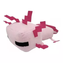 Peluche Ajolote Rosa Minecraft Cliffs And Caves