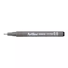 Artline - Lápiz Tiralínea Negro 0.6 Mm