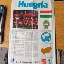 Poster Lamina Hungria Argentina '78 Coca Cola 