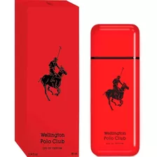 Perfume Hombre Wellington Polo Club Rojo Edp X90ml