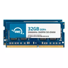 Owc 64 Gb (2 X 32 Gb) Ddr4 2666 Mhz Pc4-21300 Cl19 2rx8 So-d