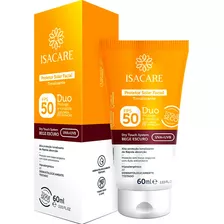 Protetor Facial Toque Seco Proteção Uva Uvb Bege Escuro 60ml