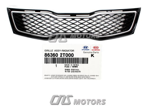 Genuine Front Bumper Grille For 2011-2013 Kia Opti Ddf Foto 3