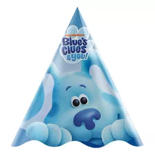 12 Chapéus De Festa Aniversário Blues Clues