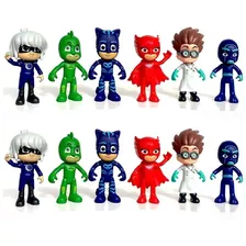 Kit 6 Pjmasks Bonecos Super Heróis