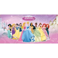 Poster Painel Festa Princesas Disney 100x60