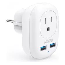 Adaptador De Viaje Europeo Anker Powerextend Usb Plug Adapt