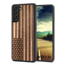 Funda Para Samsung Galaxy S21 Plus (diseno Bandera Usa )