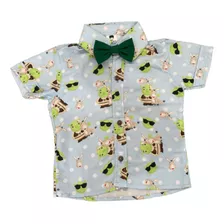 Camisa Shrek Infantil Oo E O Burrinho