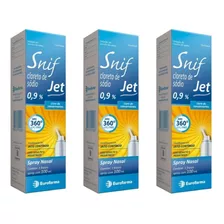 Limpeza Nasal Snif Sc 0,9% Jet 100ml Kit C/3 Unidades