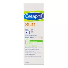 Protetor Solar Facial Com Cor Sun Fps 70 50ml Cetaphil