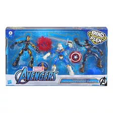 Bonecos Marvel Articulados Vingadores Bend And Flex Hasbro