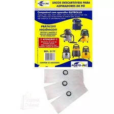 Kit 3 Sacos Aspirador Pó Electrolux Flex1400 Gt3000 Promoção