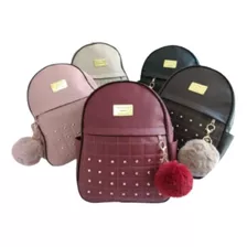  Kit Atacado 10 Mochilas Mochilinhas + Pompom+ Frete Grátis 