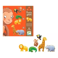 Pack De 6 Puzzle Rompecabezas Caja Animales Djeco/maryshopcl