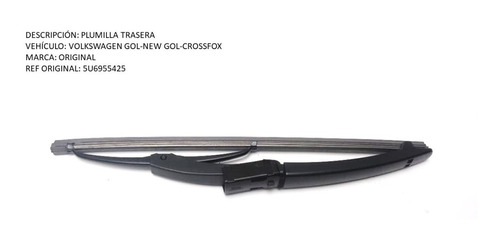 Plumilla Trasera Volkswagen Gol-new Gol-crossfox Original    Foto 5