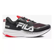 Tênis Fila Racer T2 Color Black/silver/flame Scarlet - Adulto 39 Br