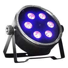 Par Led E-lighting Ld Flat 612 Rgbaw + Uv 6 Led 12w Bañador 