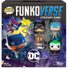 Juego De Mesa Funkoverse Dc Batman Joker Harley Quinn