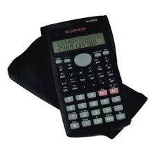 Calculadora Científica, 240 Funciones, Batería De 10 Dígitos Y 2 Líneas, Color Negro