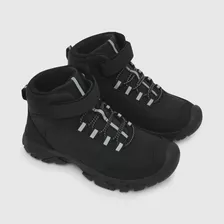 Botin Escolar De Niño Junior Negro (26 A 29)