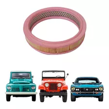 Filtro Ar 4 Cilindros Ohc Jeep Rural F 75 Ford Willys F100