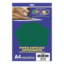 Papel Color Plus A4 180g 20 Folhas Off Paper - Verde 
