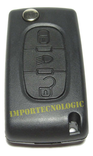 Foto de Carcasa Para Llave Control Citroen C4 2004 2006 Navaja Sin R