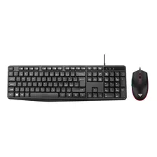 Kit De Teclado Y Mouse Inalámbrico Spektra Mk-500 Negro