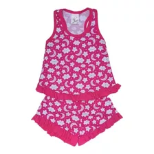 Pijama Curto Infantil / Juvenil Menina Mafessoni 2 Peças