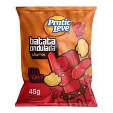 Batata Frita Ondulada Pratic Leve 45g Sabor Churrasco