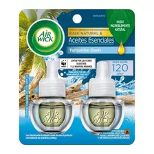 2 Repuestos Air Wick® Aroma Turquoise Oasis De 21 Ml C/u