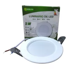 Lámpara Led Empotrable 5w Spot Para Bote 3 Pulgadas 10 Pz Color Blanco