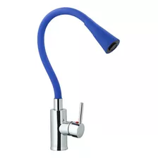 Llave Monomando Lavaplatos Oregon Flex Duo Azul