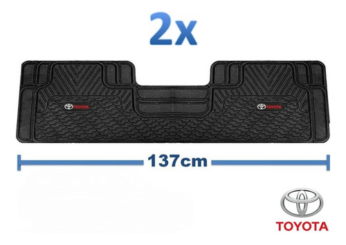 Tapetes Bigtruck 3 Filas Logo Toyota Sienna 2024 2025 2026 Foto 3