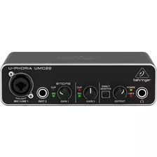 Interface Audio Behringer U Phoria Umc 22 Garantia 2 Anos