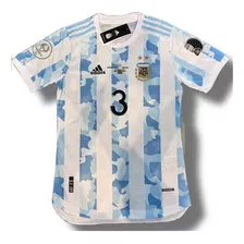 Camiseta Argentina Titular Copa América 2021, Versión Player