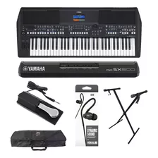 Teclado Yamaha Psr Sx600 + Fonte+ Capa +suporte +pedal +fone