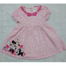 Vestido Minnie Disney Baby 18-24 Meses. Con Detalles